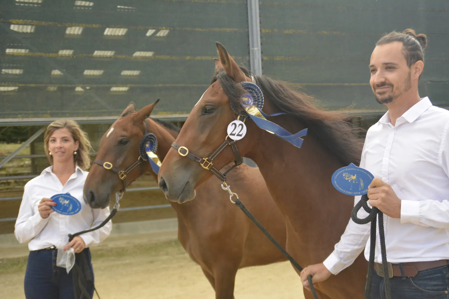 Mahera de Groboz au Championnat d'Europe 2024, remise des prix